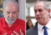 Lula ironiza pedido de Ciro para que ele saia da disputa: quem tem 30% deve desistir em favor de quem tem 3%?