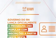 Governo do RN lança programa de concessão gratuita de CNH