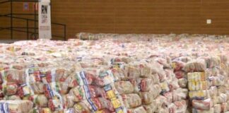 Governo inicia entrega de cestas básicas do RN Chega Junto no Combate à fome