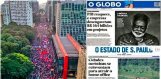 Silêncio de jornais sobre atos contra Bolsonaro mostra que elites não aprenderam nada