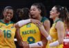 Brasil se impõe, vira sobre a Rússia e vai à semifinal no vôlei feminino