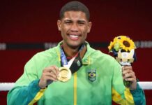 Hebert Conceição vence ucraniano com nocaute e conquista o ouro no boxe