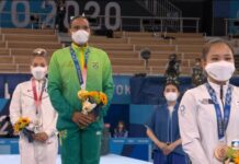 Rebeca leva o ouro!!!