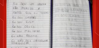 Menino morto pela mãe em Imbé era obrigado a escrever frases ofensivas em caderno, diz polícia