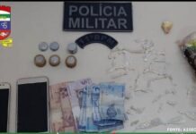Polícia Militar prende suspeitos de trafico de drogas em Ceará-Mirim/RN