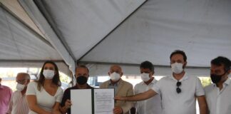 No RN, Rogério Marinho anuncia início das obras de trecho ferroviário da Linha Roxa