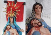 Igreja é arrombada e coroa de ouro de imagem de Nossa Senhora da Piedade é furtada no interior do RN