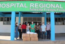 Terezinha Maia e ONG Vida Nova doam lençóis em instituições de saúde no Seridó