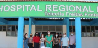 Terezinha Maia e ONG Vida Nova doam lençóis em instituições de saúde no Seridó