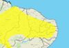 Inmet alerta para chuvas intensas em 91 cidades do RN; veja lista