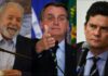 Lula herda mais votos de 2018 de Bolsonaro do que Moro, diz pesquisa