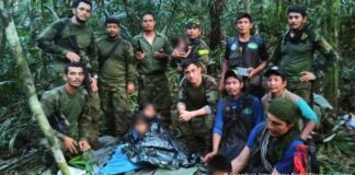 Crianças são encontradas após 40 dias na selva da Colômbia