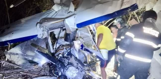 Dois homens ficam feridos após aeronave cair em Pau dos Ferros