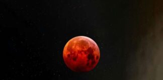 Lua de Sangue ilumina o céu nesta terça (3) em eclipse total impressionante